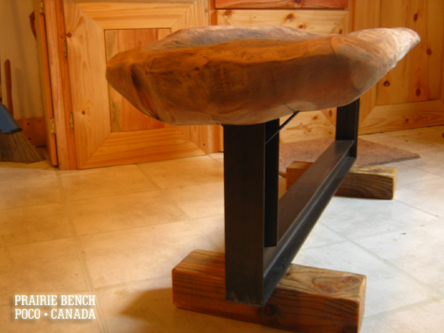 prairie bench cedar rail bench2